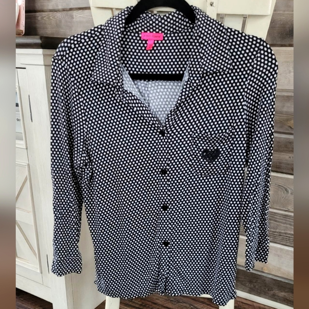 Betsey Johnson Button Down Top